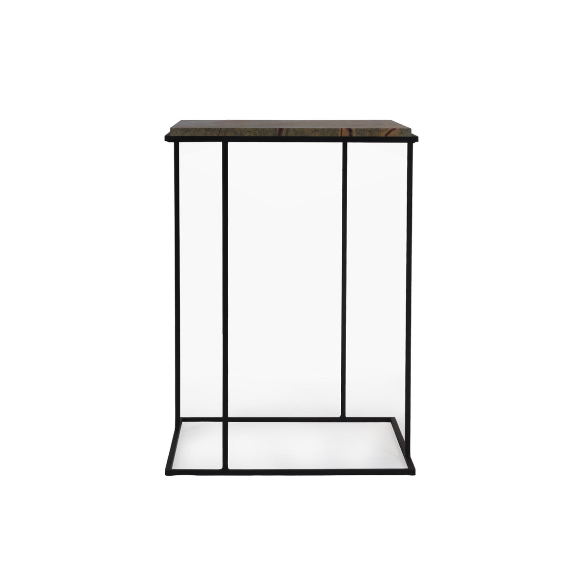Luxury FRAME Stone Side Table Modern Italian Style for Villa
