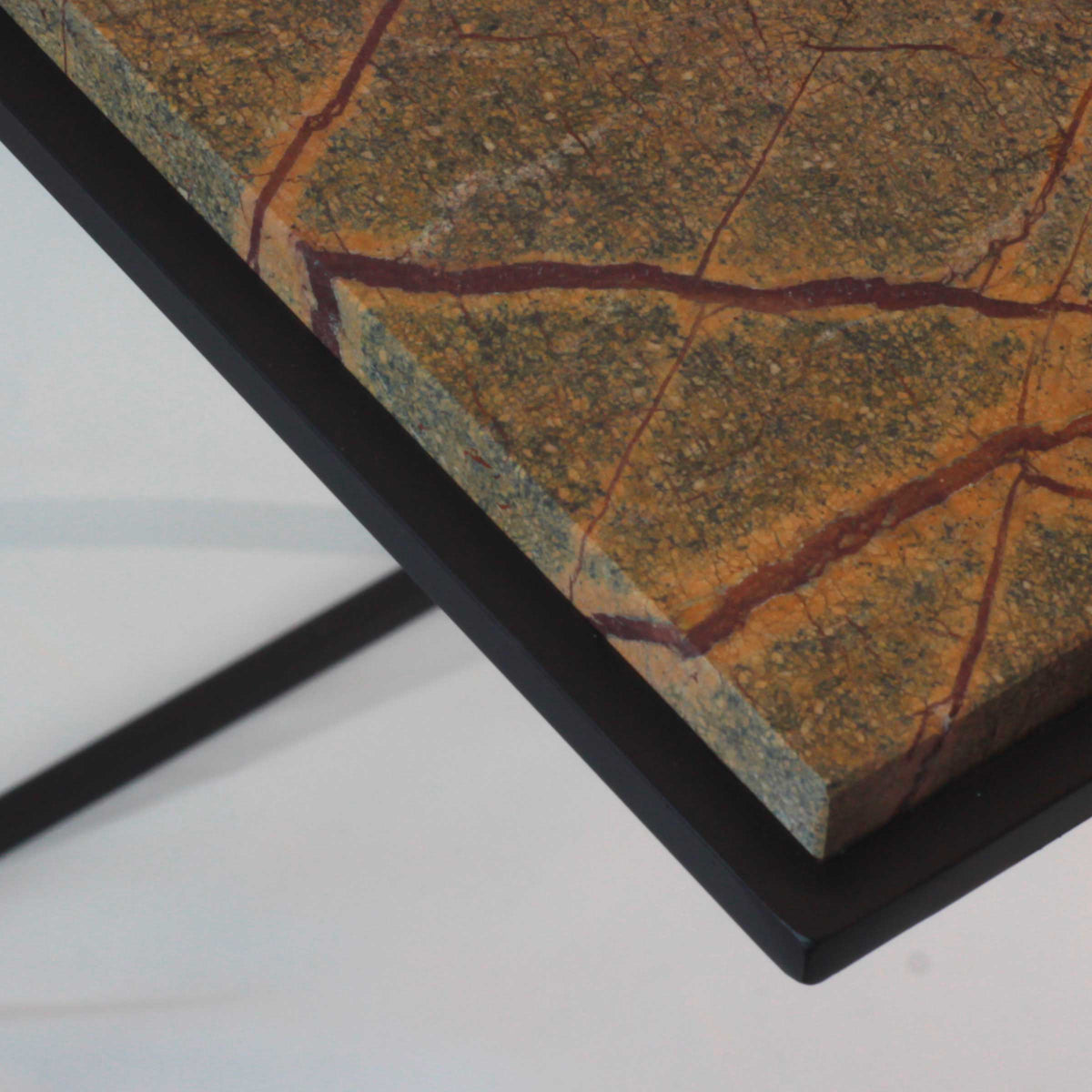 Luxury FRAME Stone Side Table Modern Italian Style for Villa