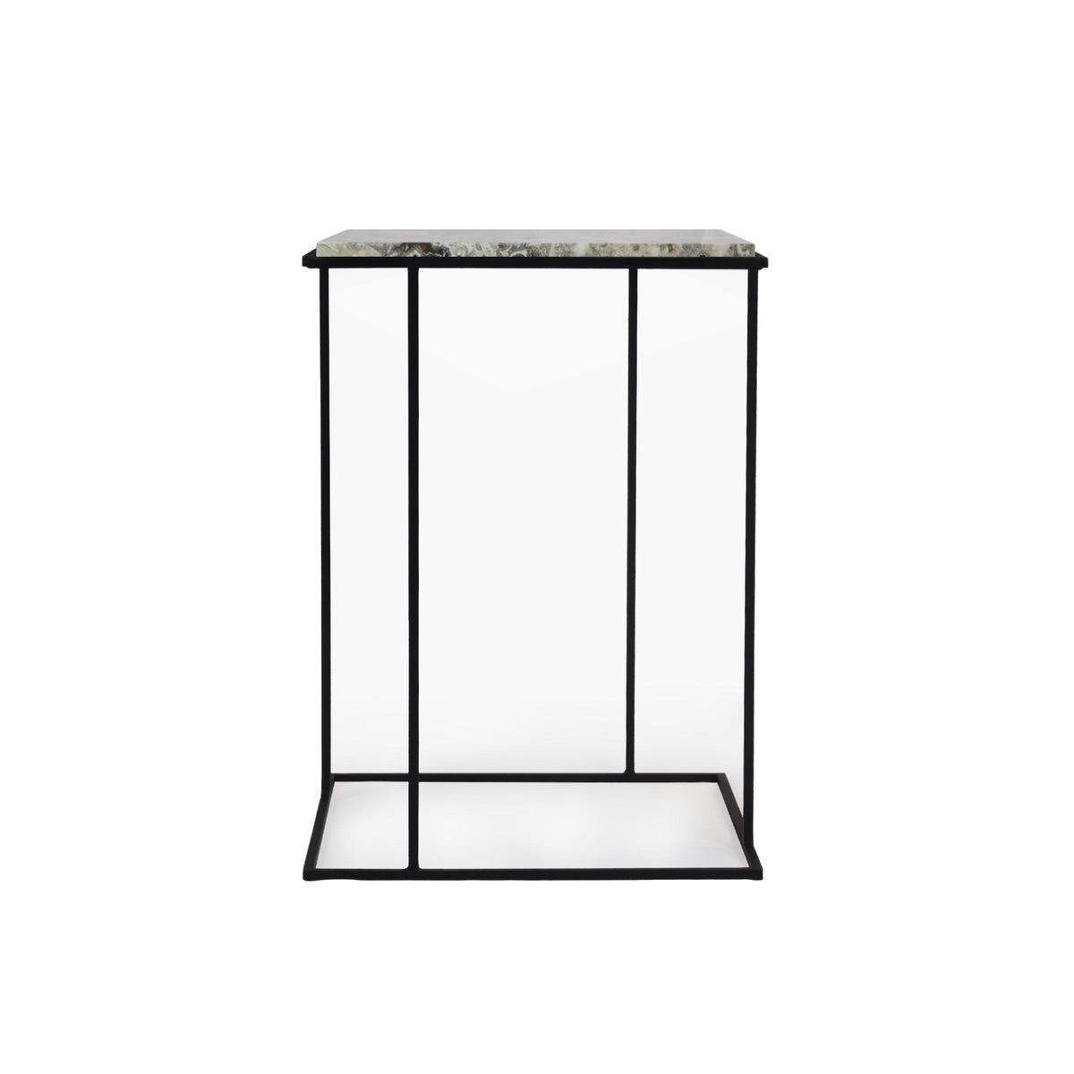 Luxury FRAME Stone Side Table Modern Italian Style for Villa