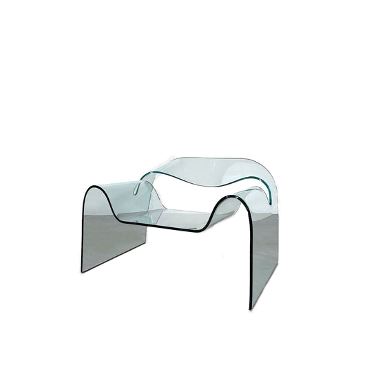 Luxury GHOST Glass Armchair Modern Italian Style for Villa