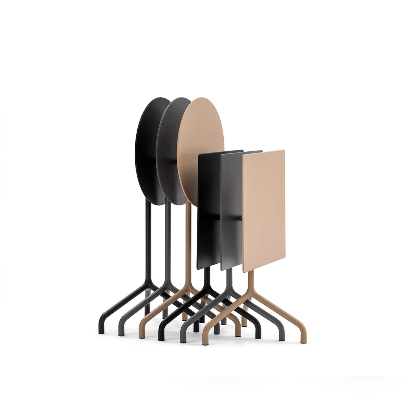 Italian Designer Bar Table – Contemporary Folding Metal Statement Piece