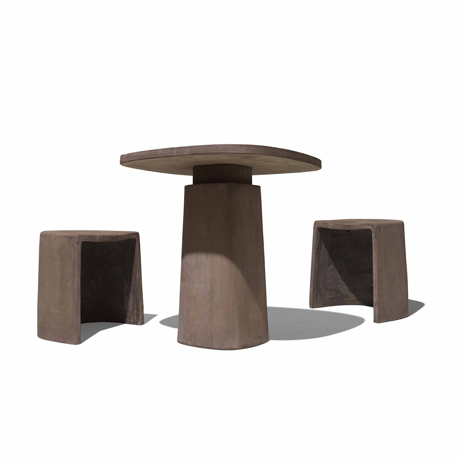 Terracotta Outdoor Dining Table – Tobacco Handcrafted Square Statement Piece