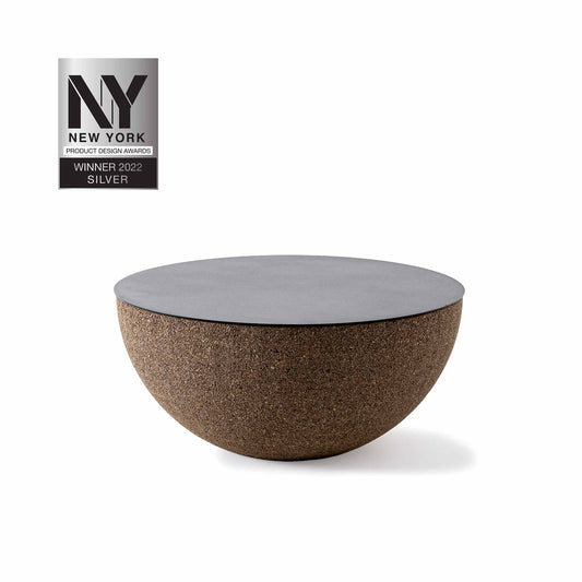 Luxury Round Recycled Cork Metal Coffee Table Modern Italian Style for Villa