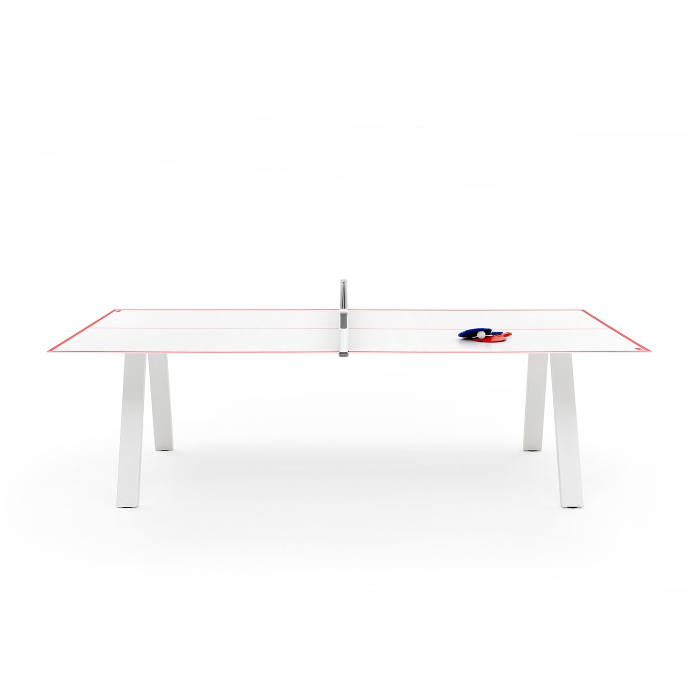 Italian Designer Outdoor Table Tennis – Weather-Resistant Metal Architectural Piece