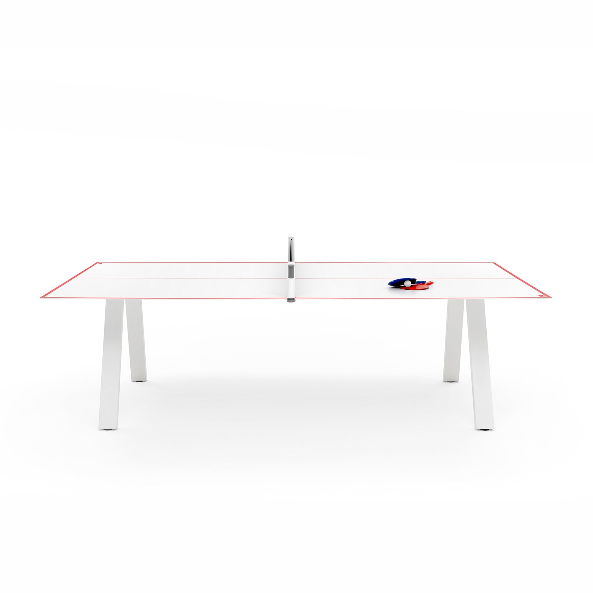 Italian Designer Outdoor Table Tennis – Weather-Resistant Metal Architectural Piece
