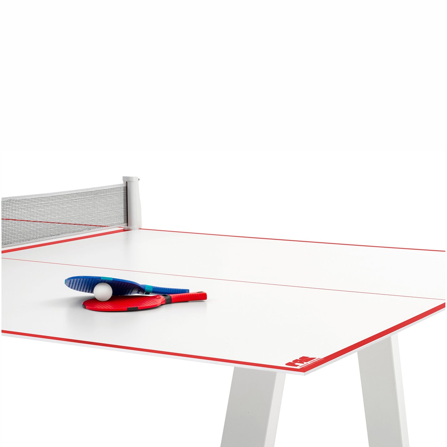 Italian Designer Outdoor Table Tennis – Weather-Resistant Metal Architectural Piece