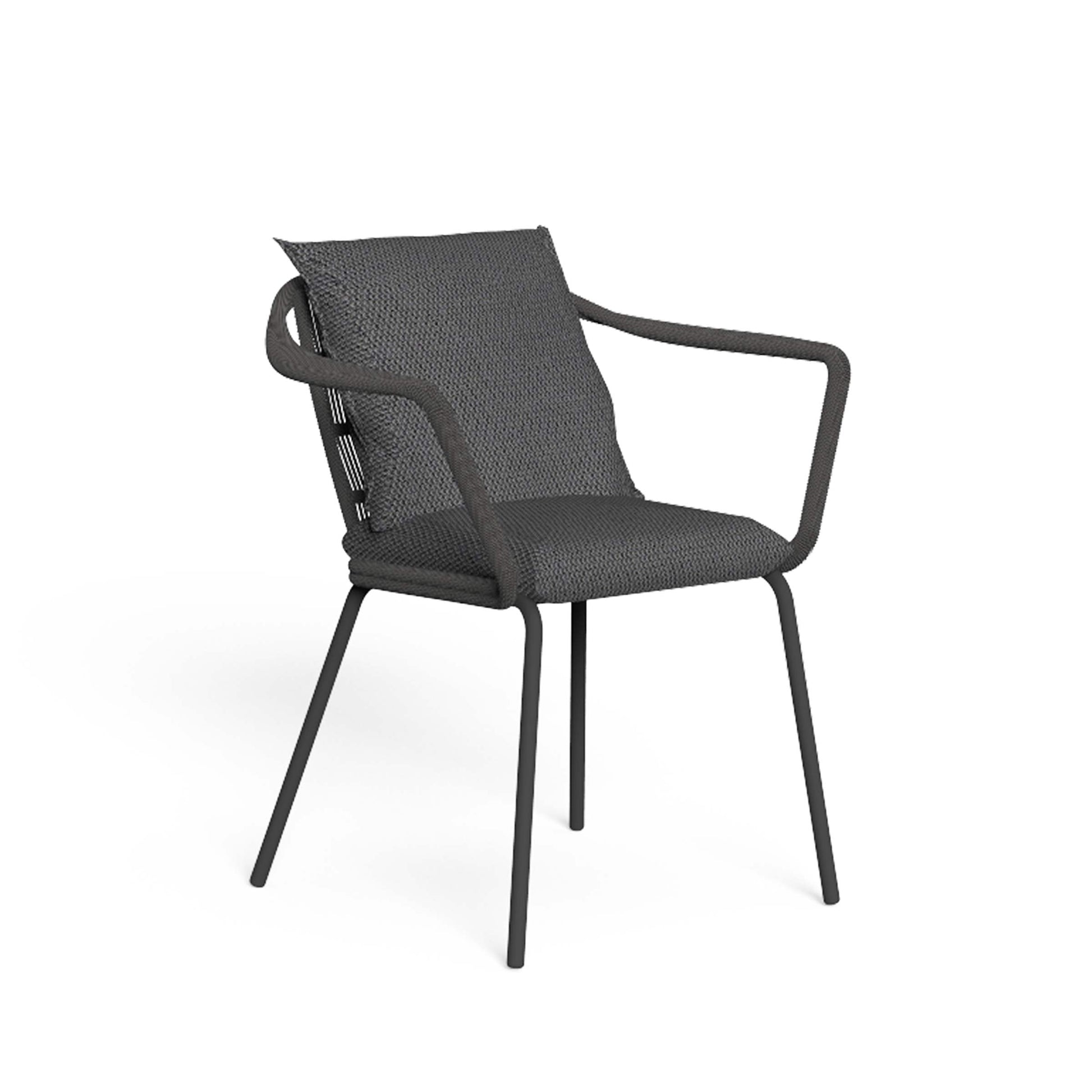 Cruise Alu Outdoor Dining Chair – Braided Rope & Aluminium – Talenti by Ludovica + Roberto Palomba – Contemporary Statement Piece