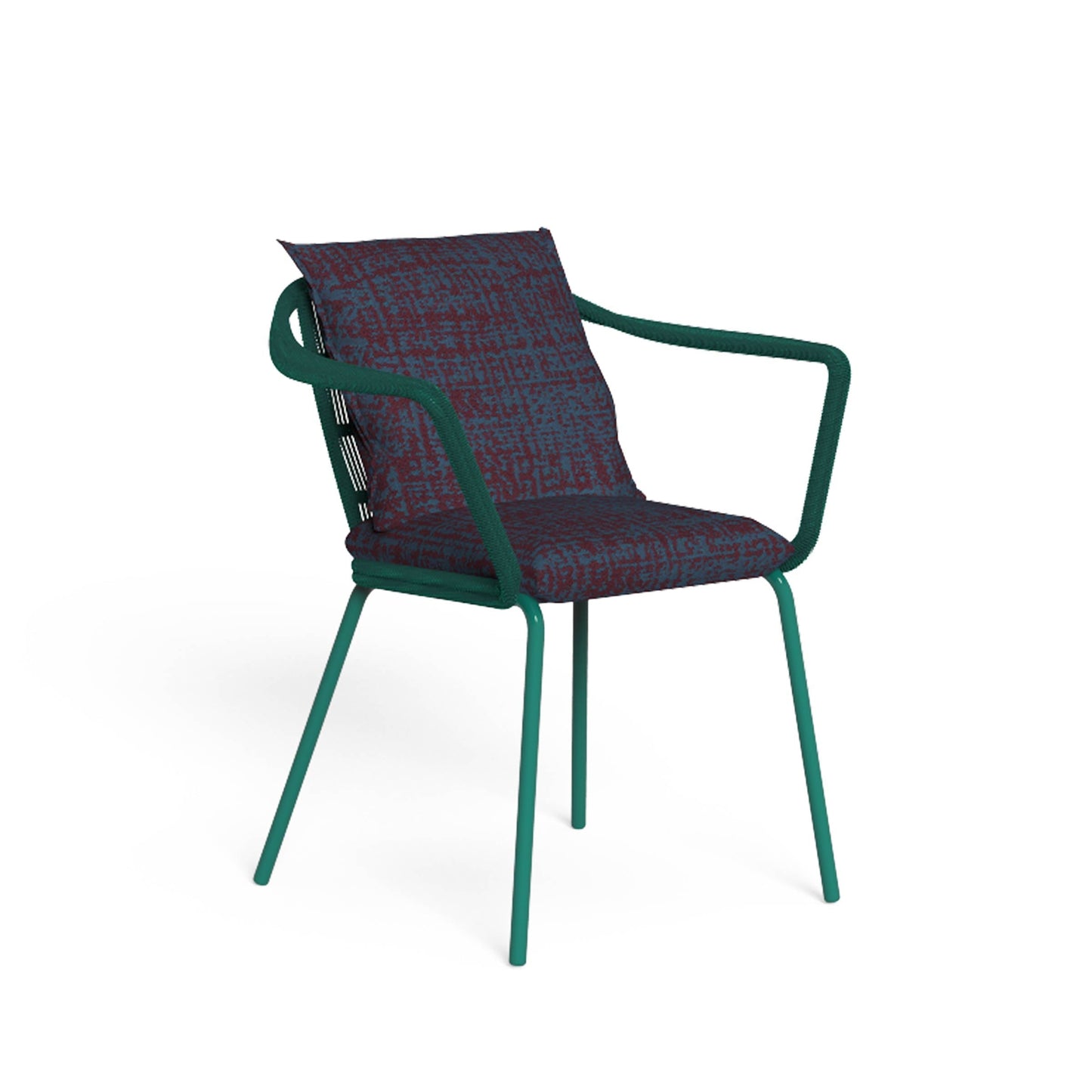 Cruise Alu Outdoor Dining Chair – Braided Rope & Aluminium – Talenti by Ludovica + Roberto Palomba – Contemporary Statement Piece