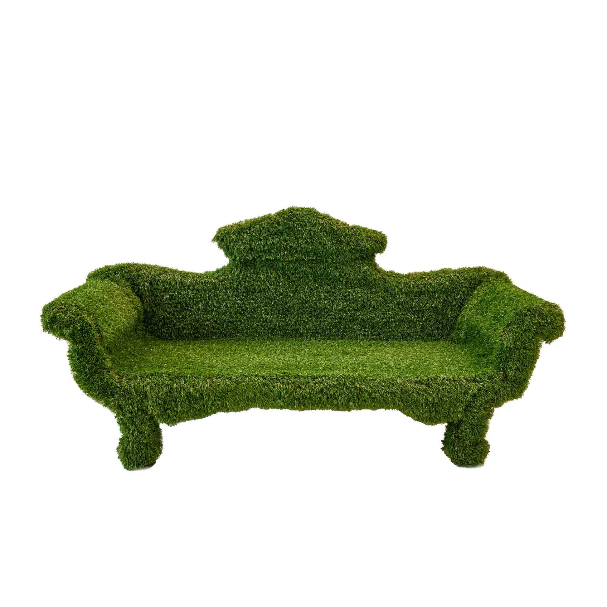 Luxury SOFAGREEN Three-Seater Sofa Modern Italian Style for Villa