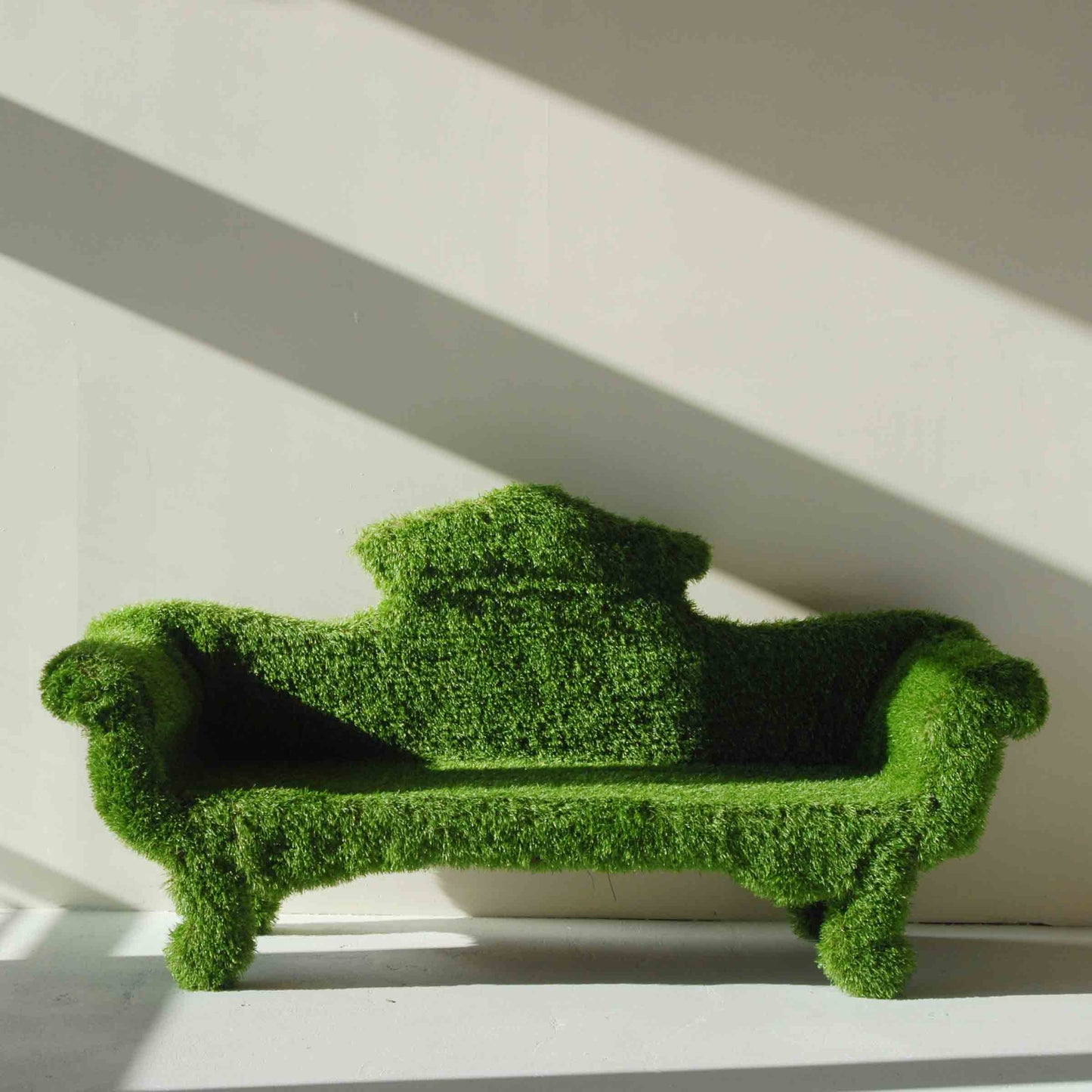 Luxury SOFAGREEN Three-Seater Sofa Modern Italian Style for Villa