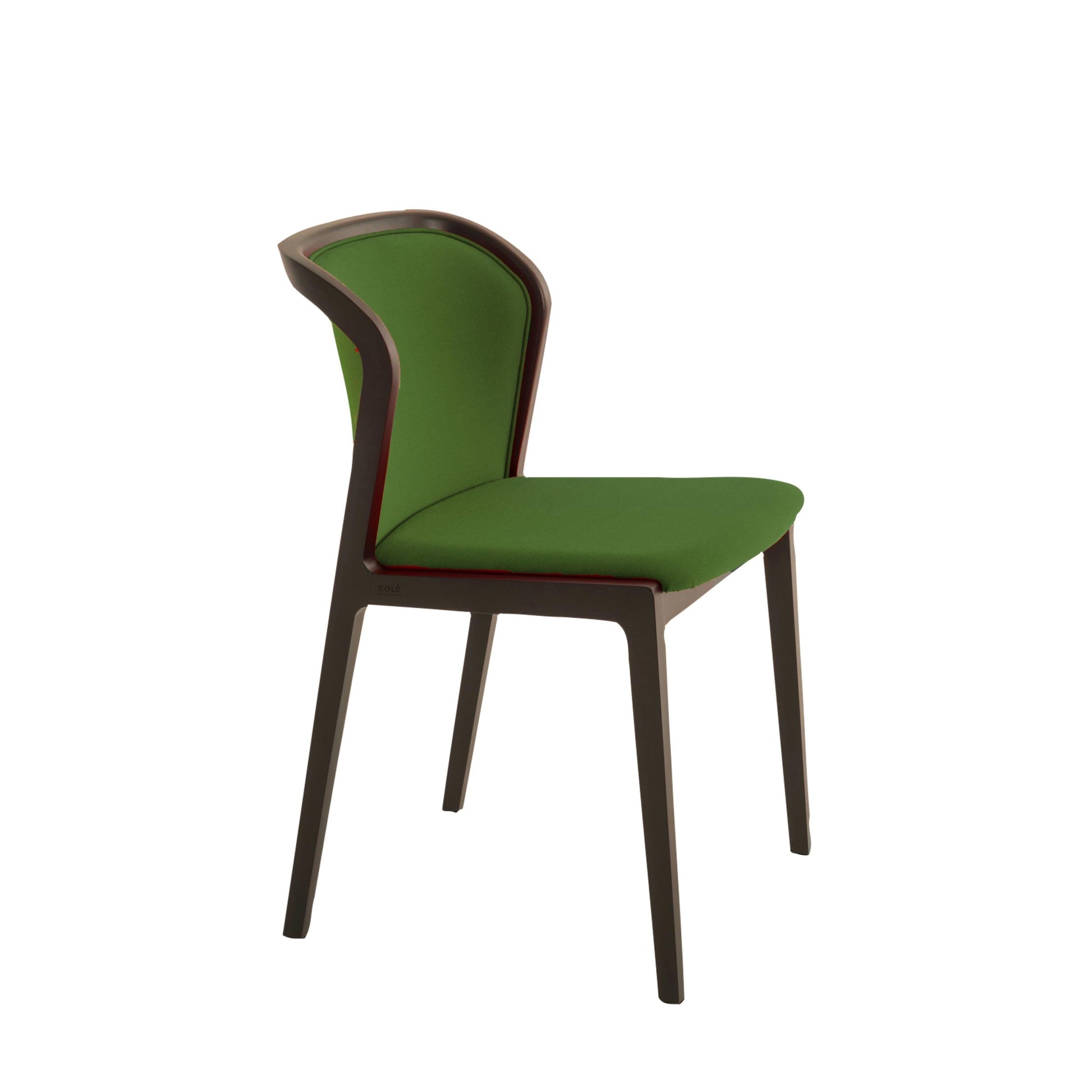 Vienna Upholstered Dining Chair – Beechwood & Wool Colé Italia Contemporary Piece
