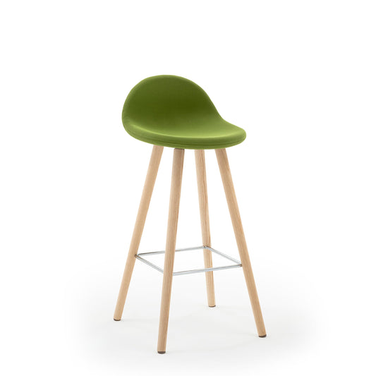 Luxury Ted Wooden Bar Stool Modern Italian Style for Villa