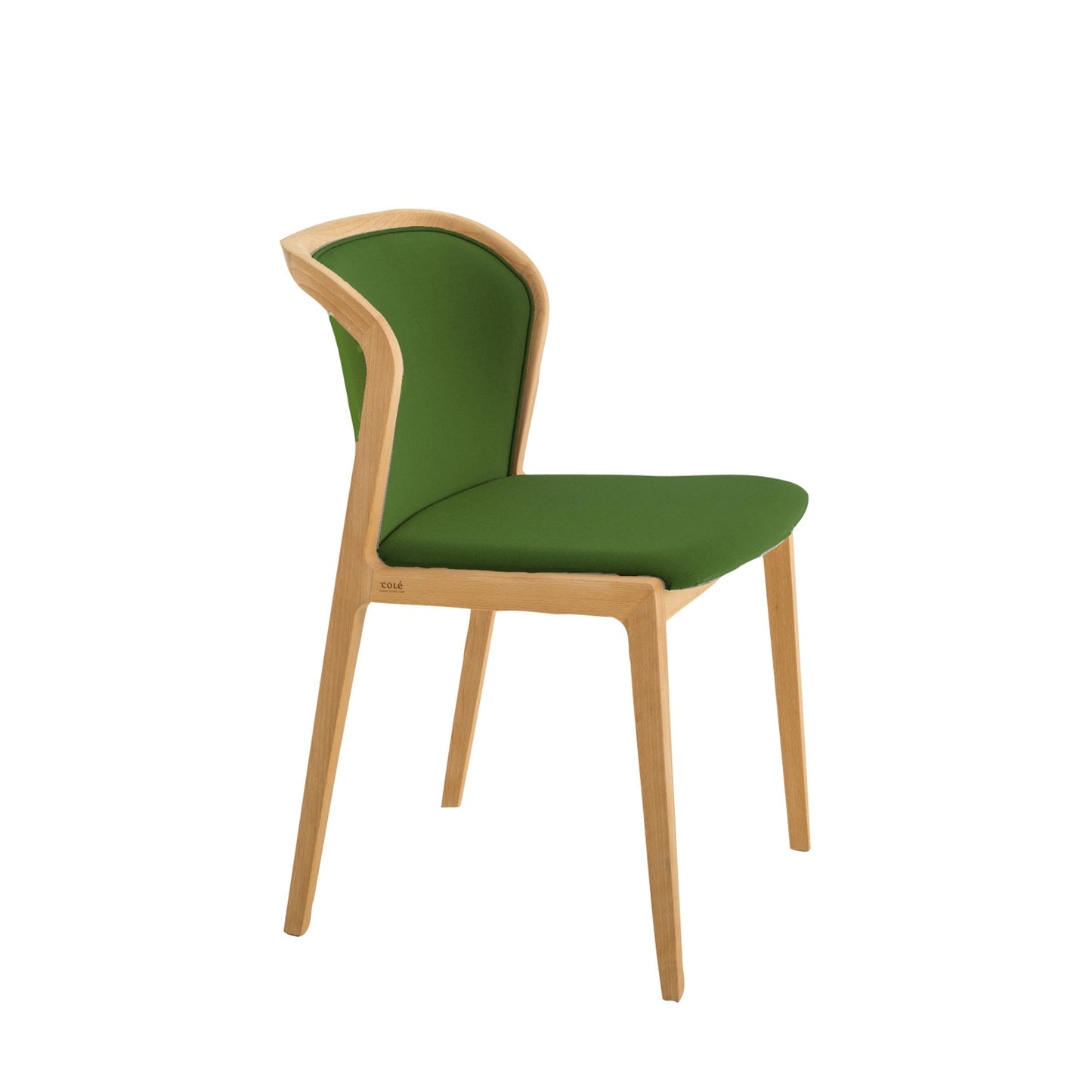 Vienna Upholstered Dining Chair – Beechwood & Wool Colé Italia Contemporary Piece