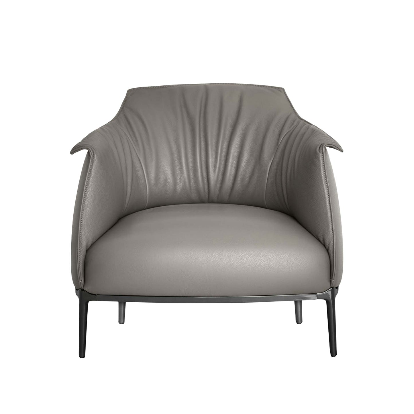 Luxury ARCHIBALD Leather Armchair Modern Italian Style for Villa