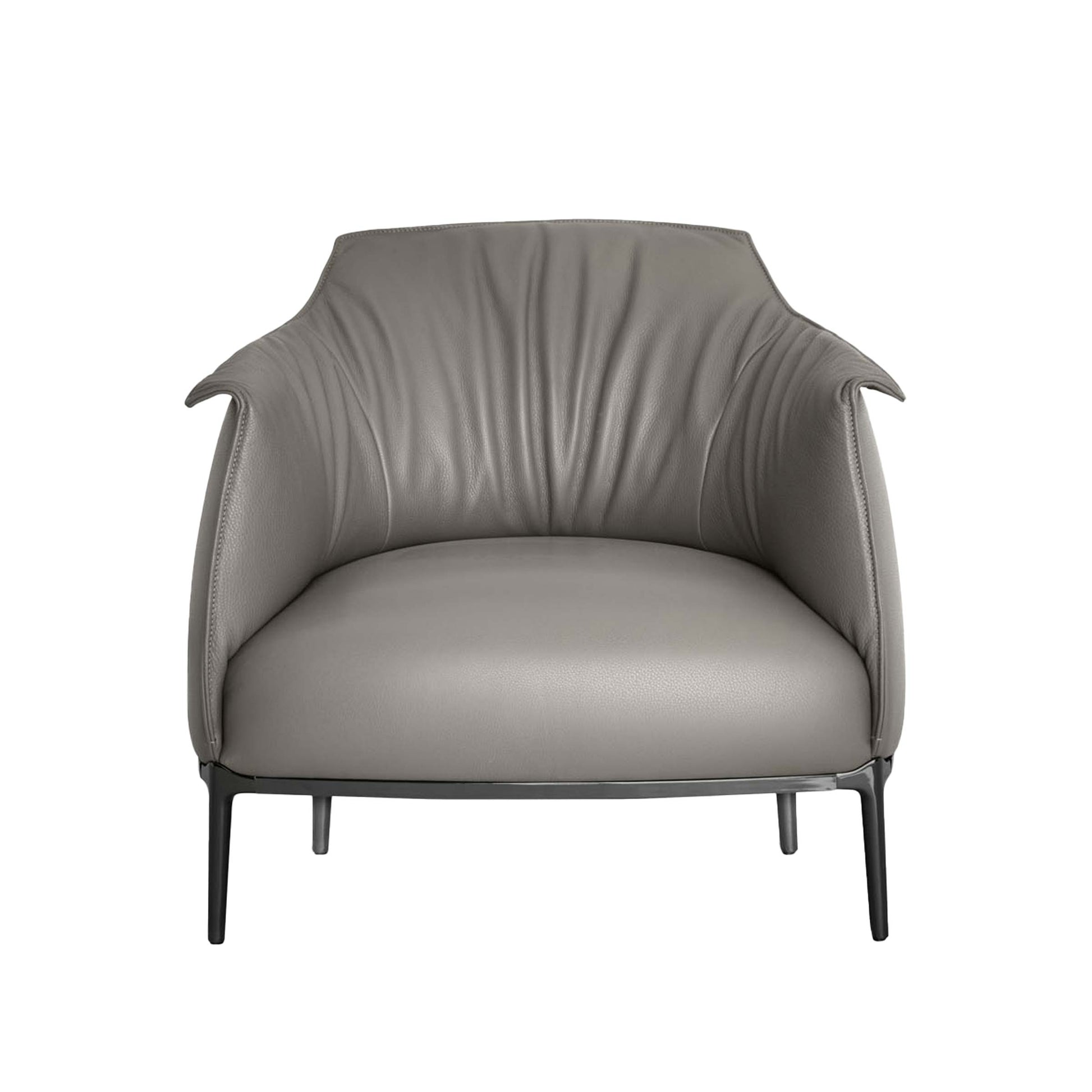 Luxury ARCHIBALD Leather Armchair Modern Italian Style for Villa