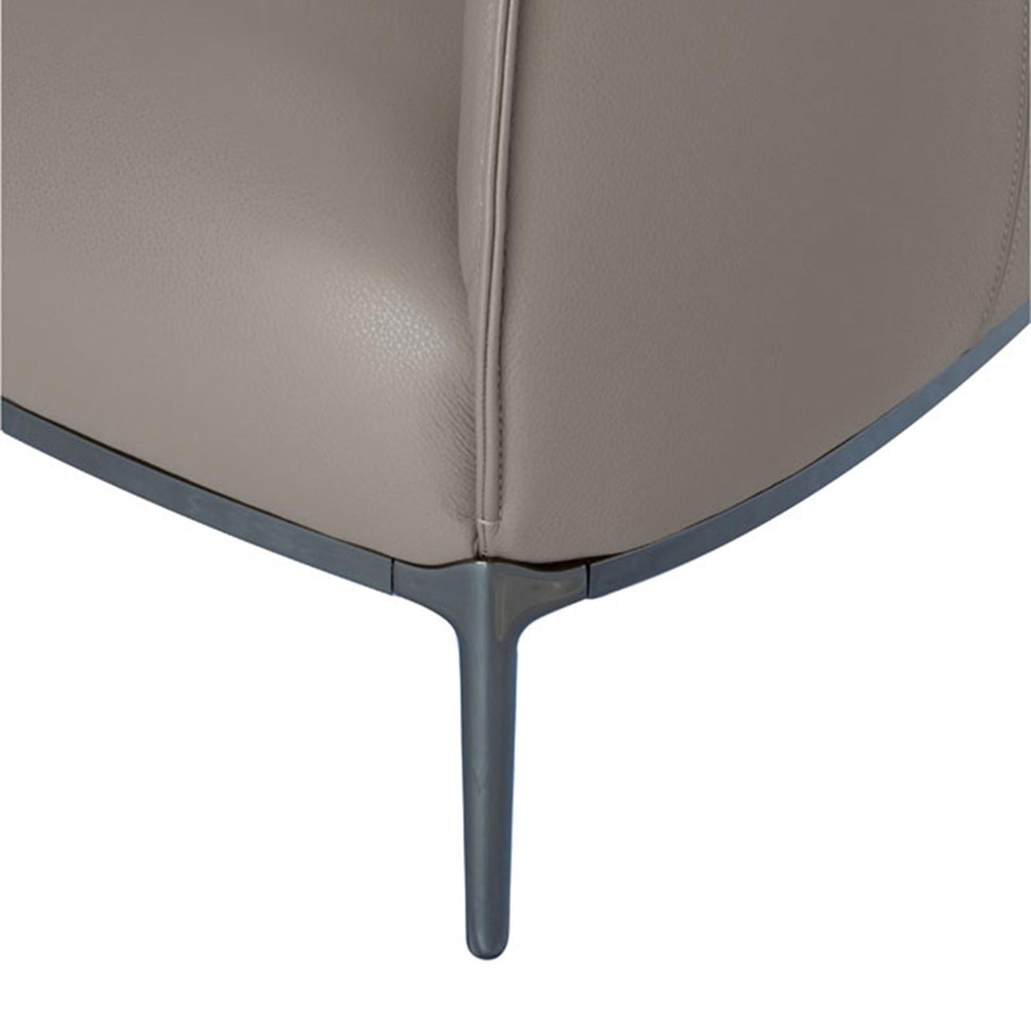 Luxury ARCHIBALD Leather Armchair Modern Italian Style for Villa