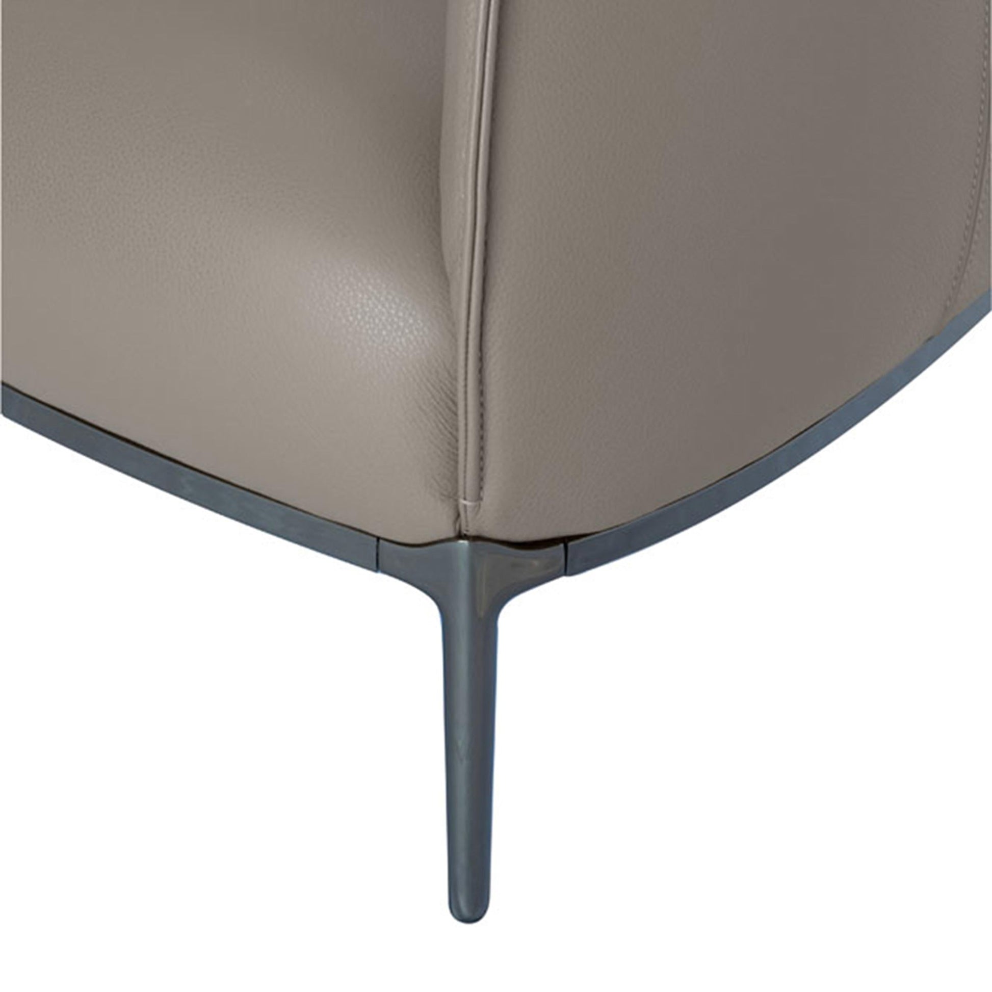 Luxury ARCHIBALD Leather Armchair Modern Italian Style for Villa
