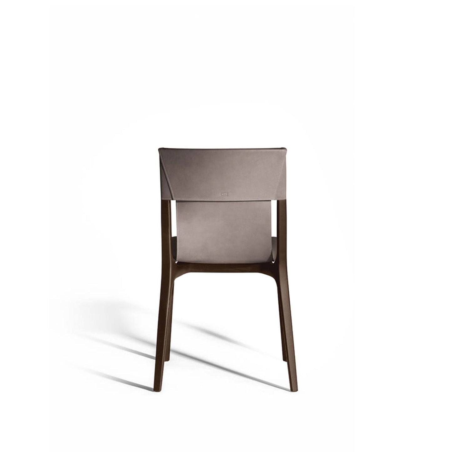 Isadora Dining Chair – Saddle Leather & Wenge Ash by Poltrona Frau
