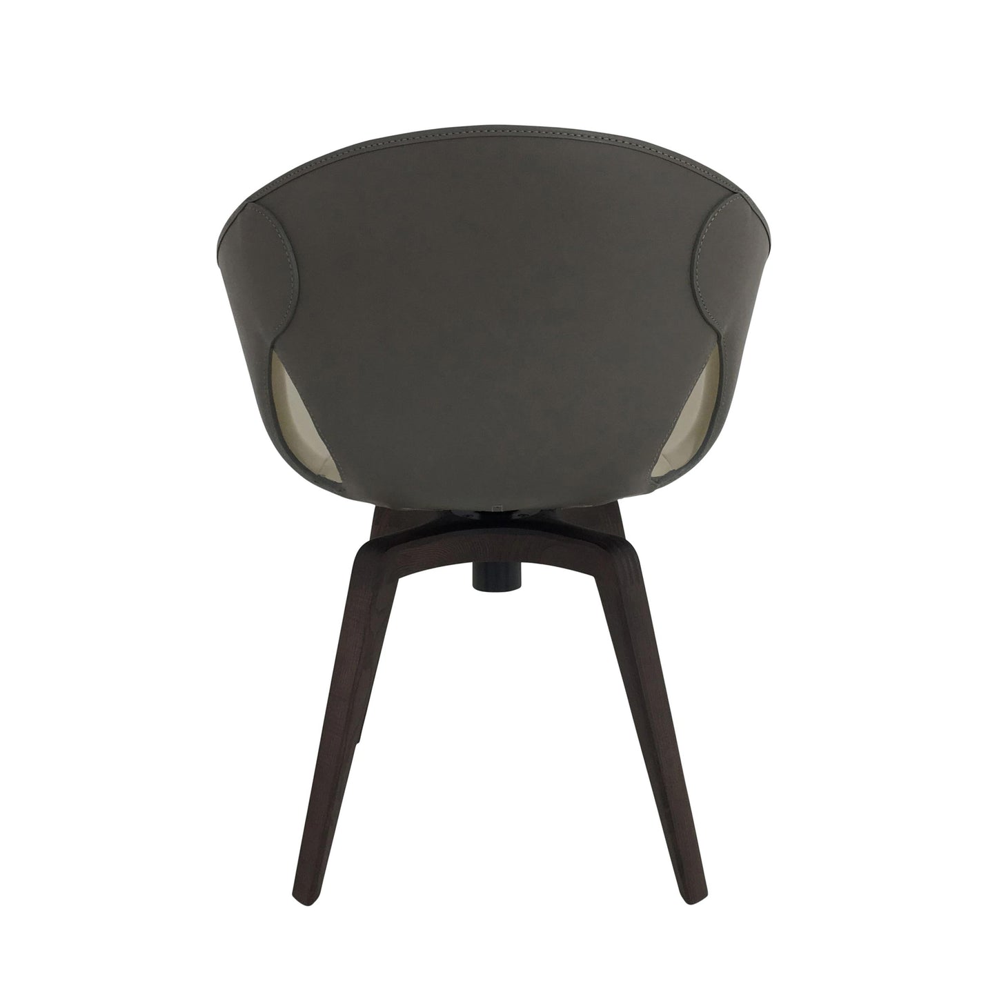 Ginger Swivel Chair with Leather Upholstery – Poltrona Frau Contemporary Designer Piece