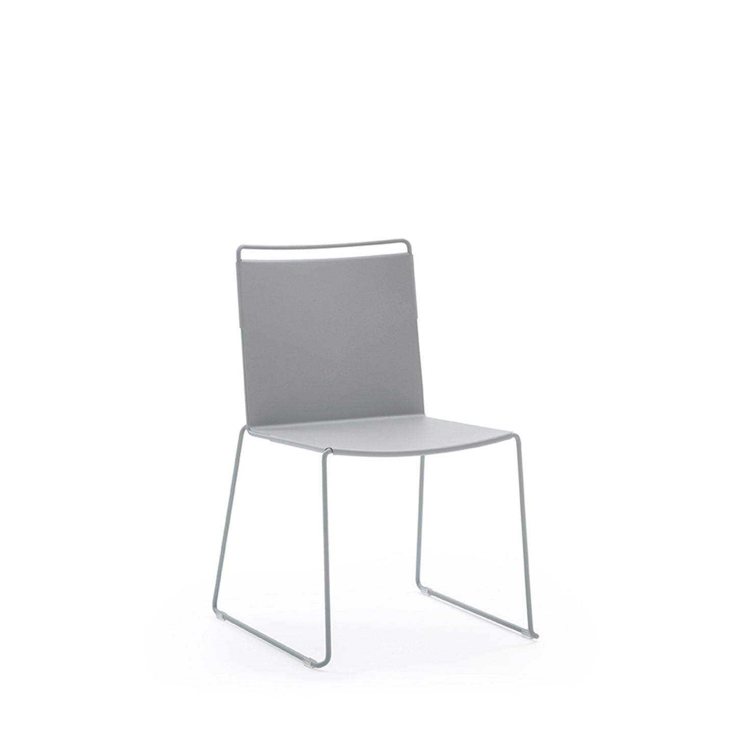 Stackable Metal Chair – Daisy Aluminum Monocoque Viganò Designer Dining Chair