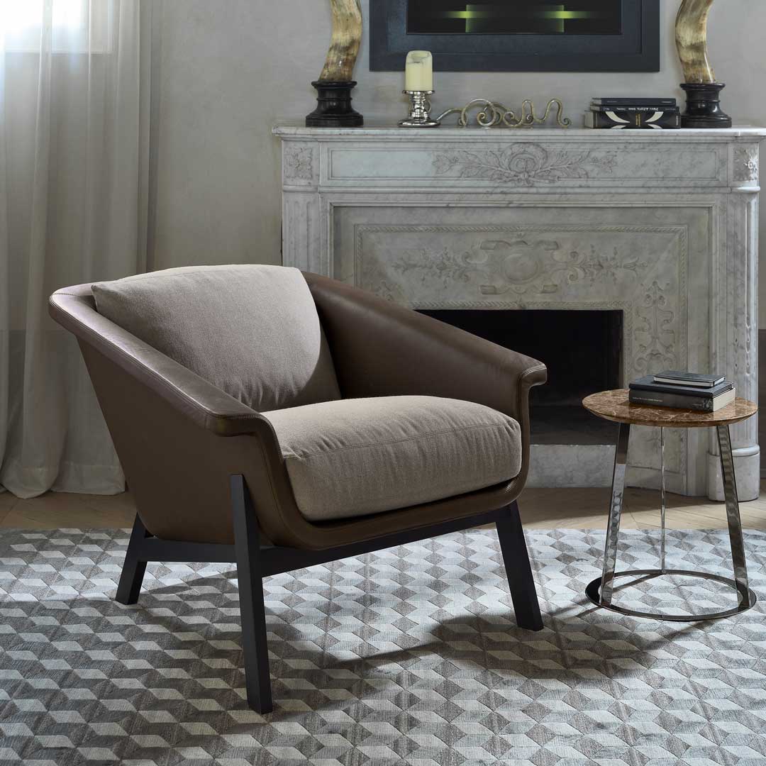 Luxury SIENNA Armchair Modern Italian Style for Villa