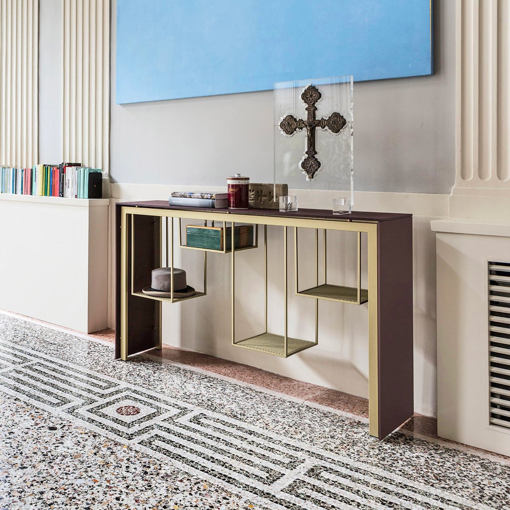 Mogg Tokyo Console Table – Italian Designer Metal Statement Piece