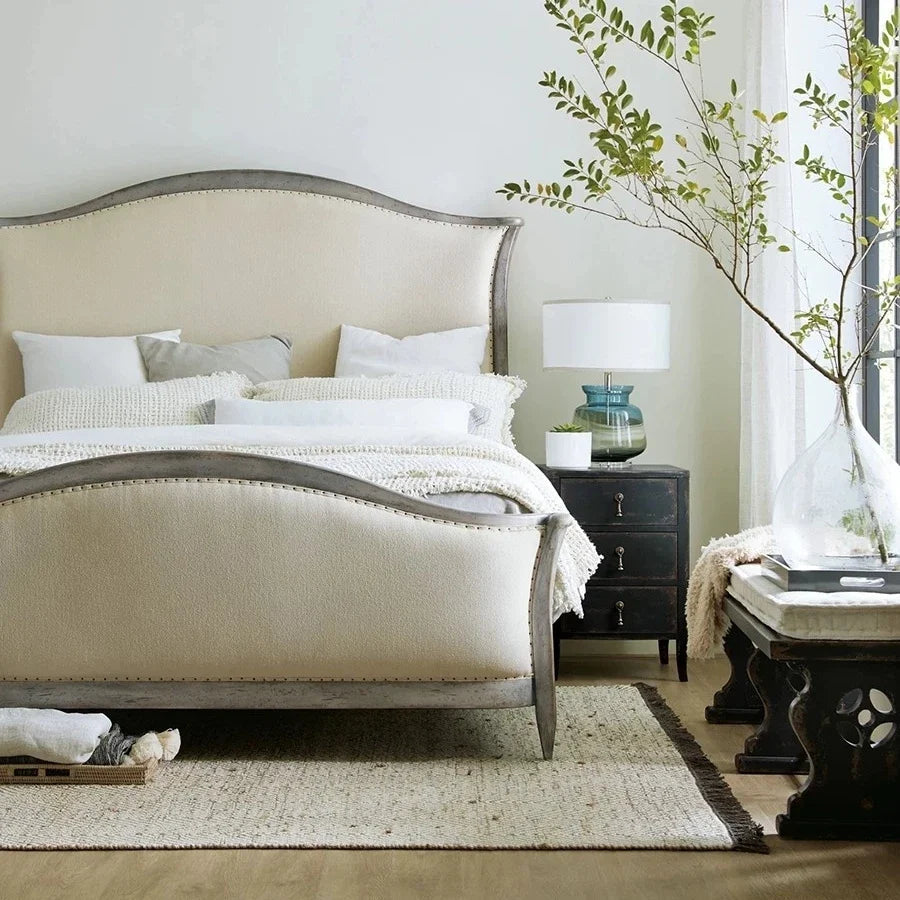 American Platform Bed – Minimalist Birch Timber Statement Piece | 26-172
