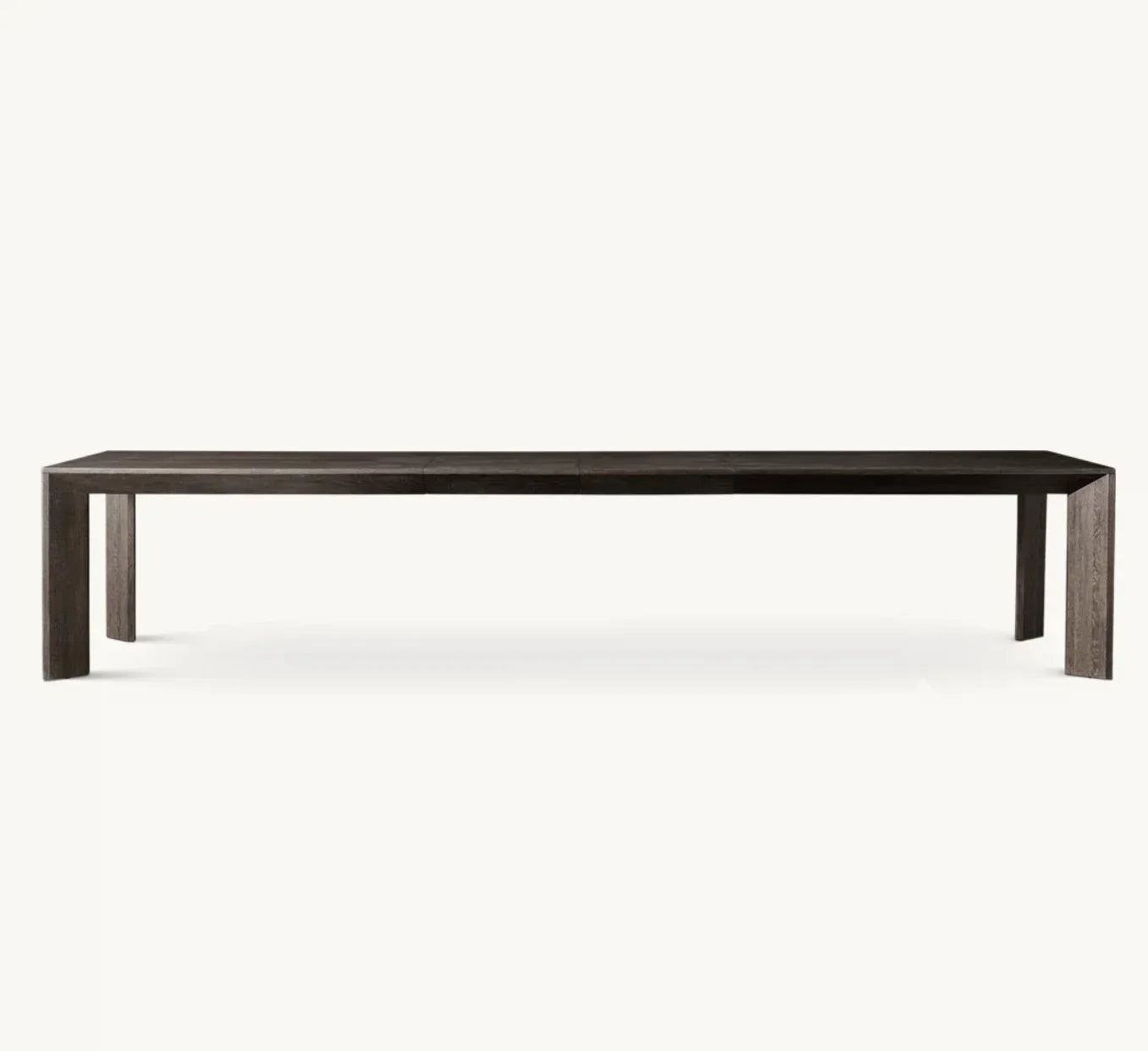 Italian Designer Dining Table – Solid Oak Rectangular Statement Piece