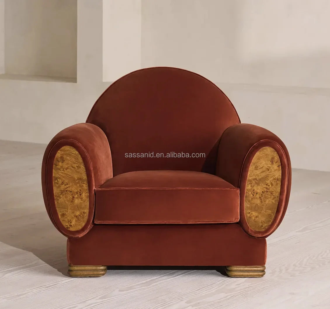 Club Chair – Modern British Luxury Performance Fabric Aubin Contemporary Design