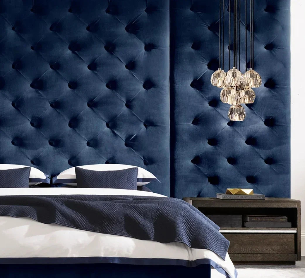 Platform Bed Extended Panel – Upholstered Modern Modena Design | 1601043474640