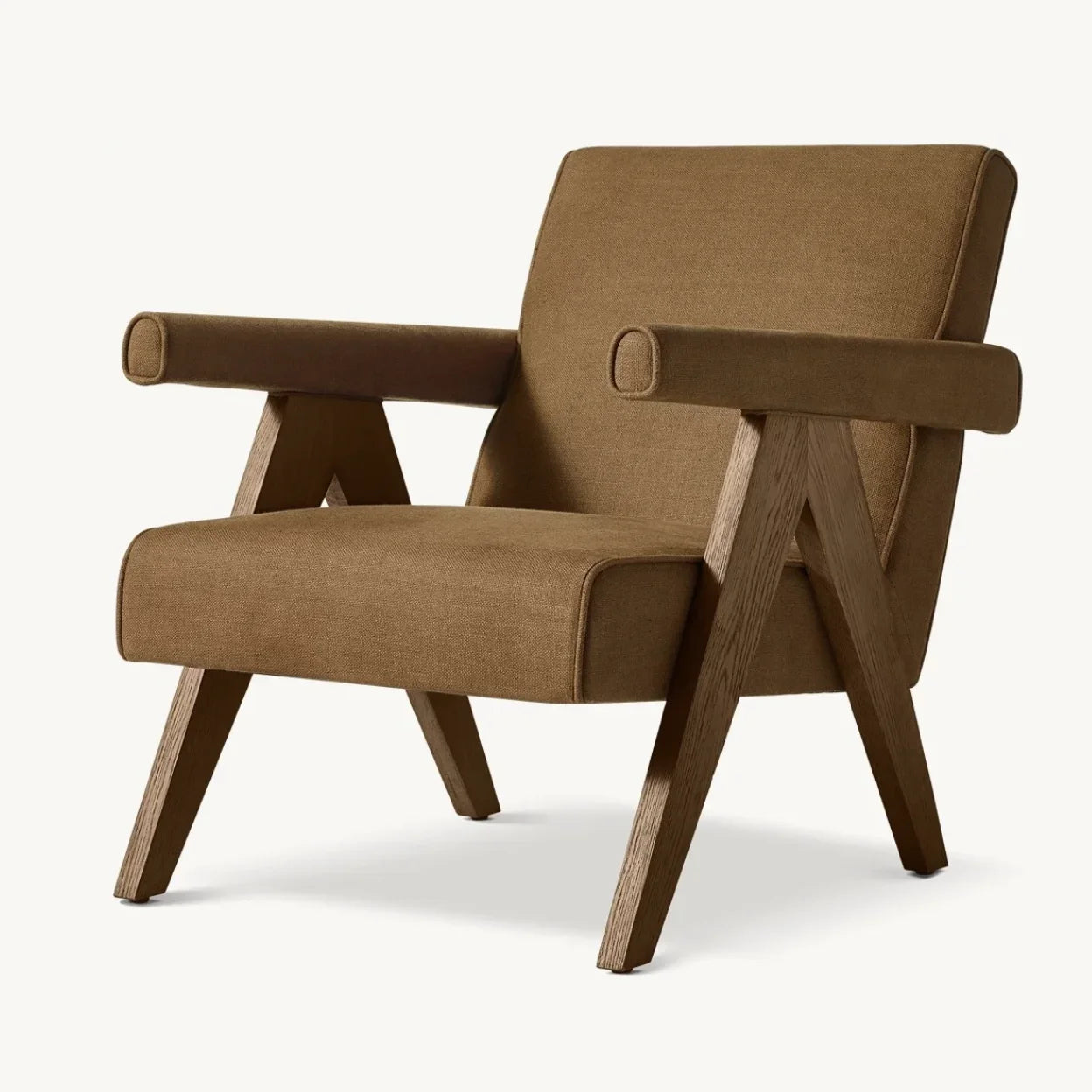 Chandigarh Mid-Century Chair – Solid Oak Minimalist Statement Piece