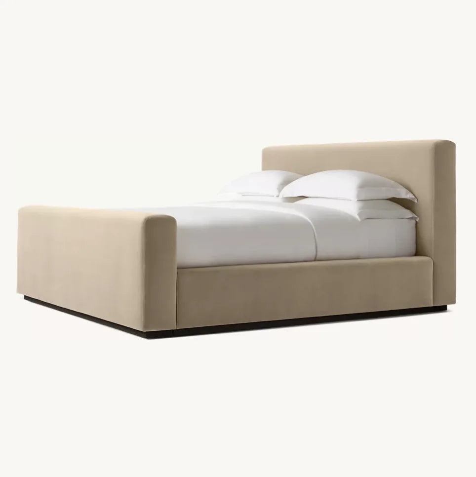Vittorio Fabric Panel Bed – Contemporary Berkshire Fabric Statement Piece | 1601049293704