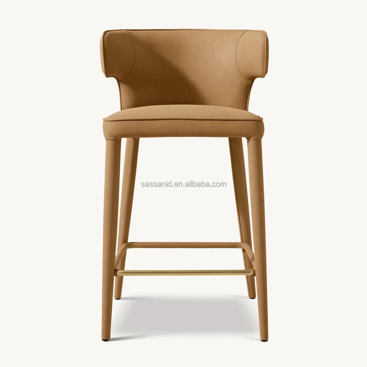 Bar & Counter Stool – Nicola Wing Italian Midcentury Leather | 1600974589200