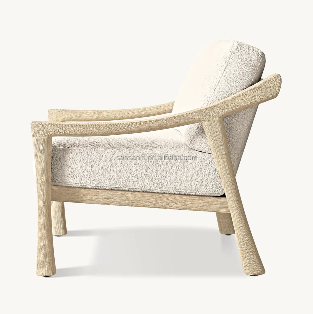 Frontier Lounge Chair – Modernist Silhouette, Oak Wood Re Home | 1601664376448