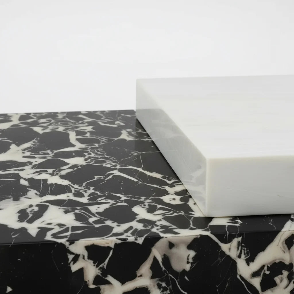 Luxury Marble Coffee Table Modern Italian Style for Villa
