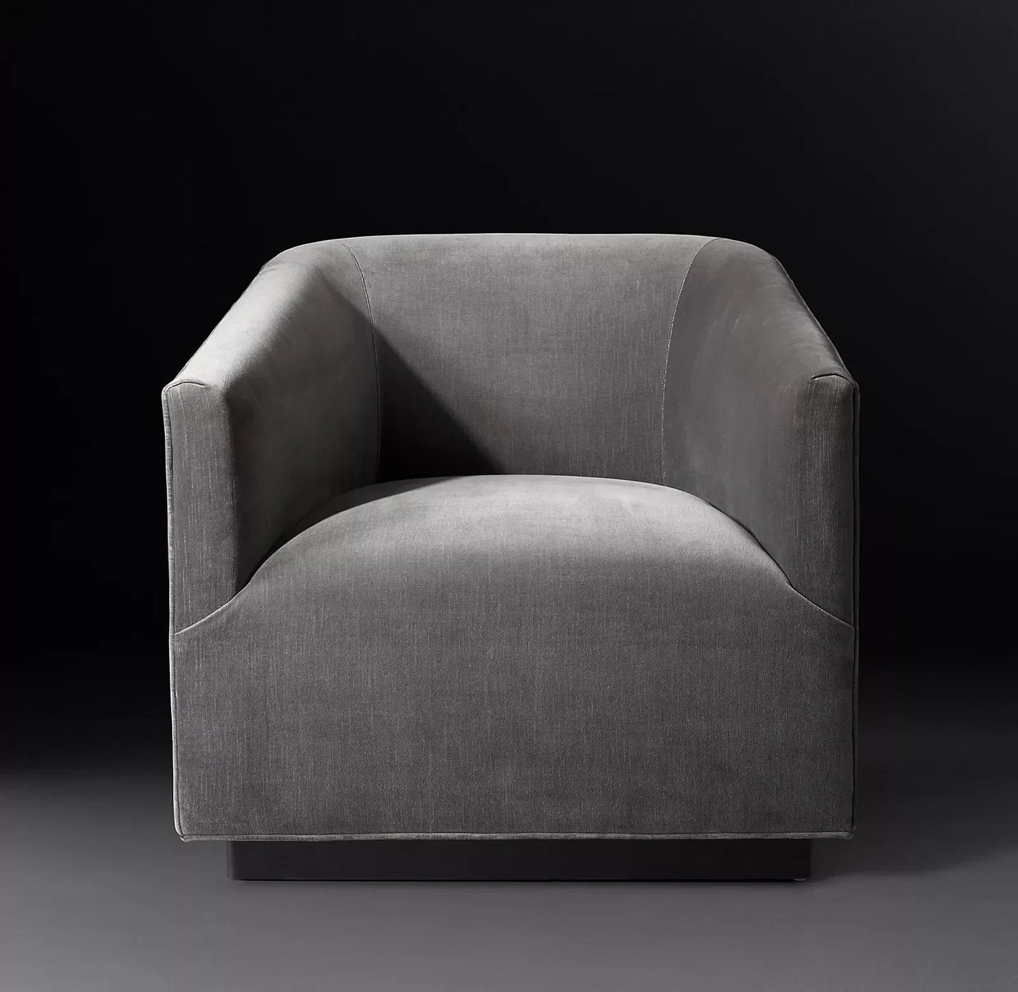 Shelter Arm Chair with Geometric Silhouette and Oak Base – Modern Designer Lounge Piece | 102777344500