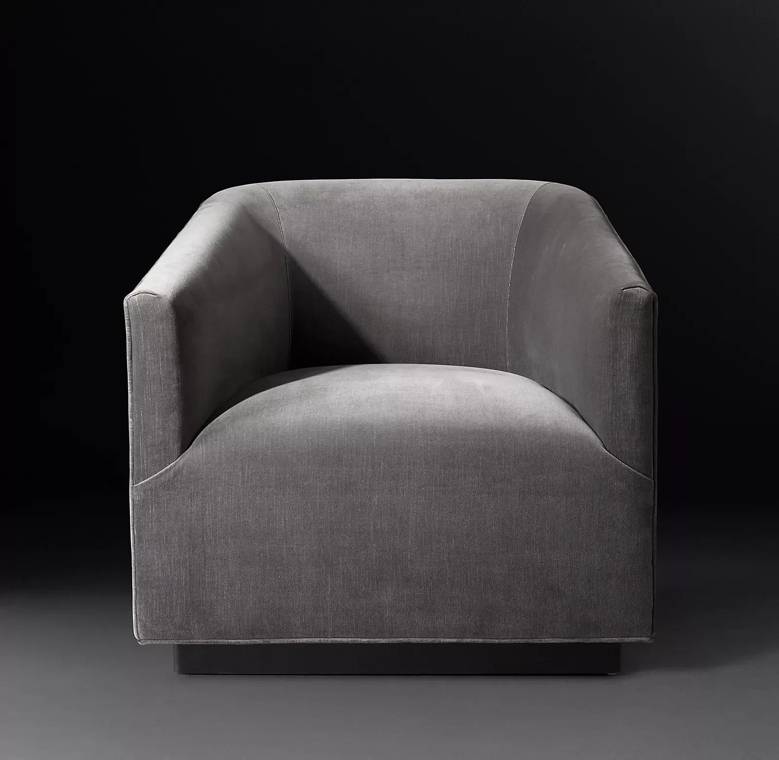 Shelter Arm Chair with Geometric Silhouette and Oak Base – Modern Designer Lounge Piece | 102777344500