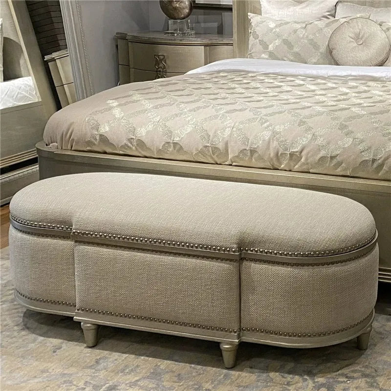 Solid Wood Bed 180cm – French Princess Platform Birch Statement Piece