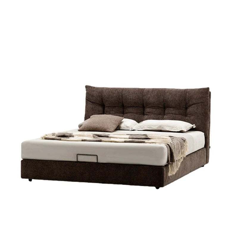High Back Bed – Modern Upholstered Fabric Statement Piece by Bespoke