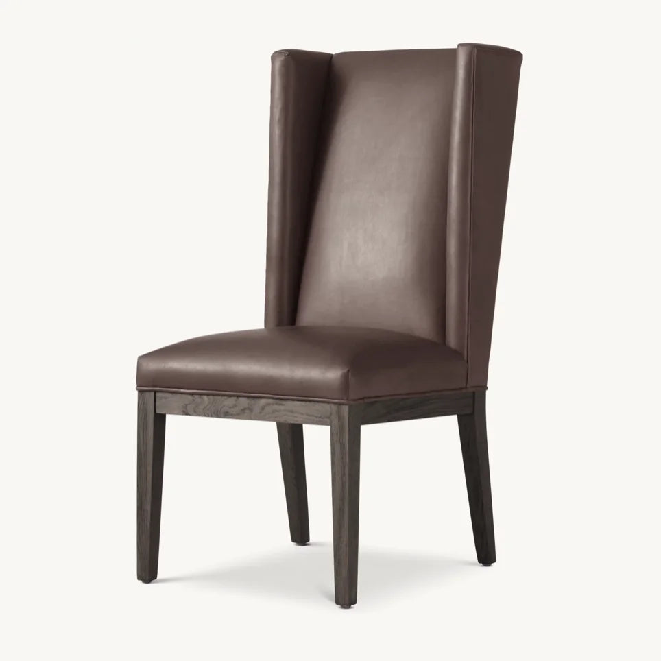 Contemporary Wing Dining Chair – Oak Wood Modern Statement Piece
