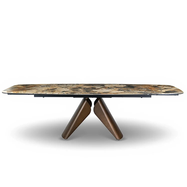 Luxury XT5410 Sintered Stone Extendable Dining Table Modern Italian Style for Villa
