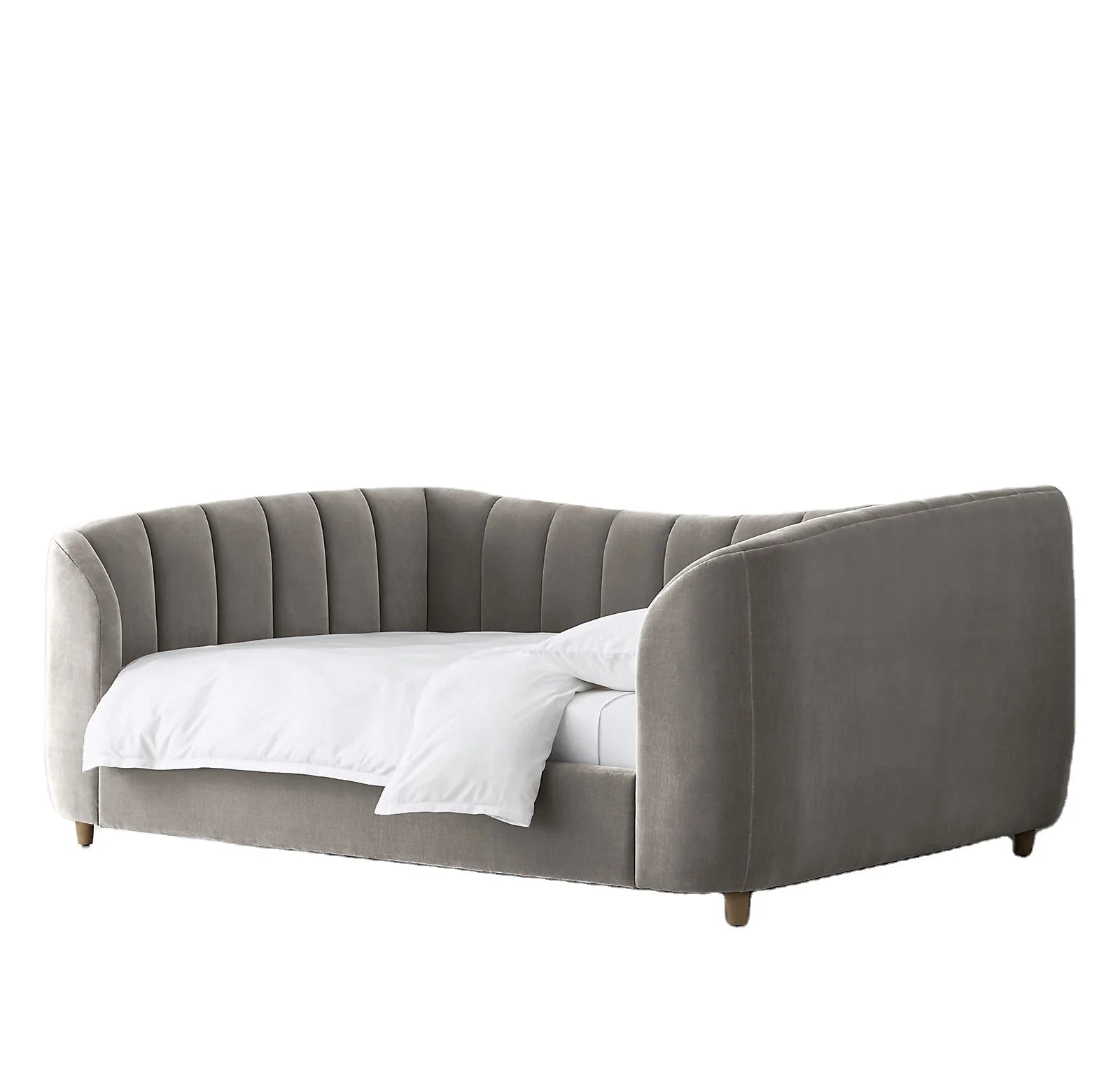 Modern Upholstered Daybed – Tufted Platform Velvet Statement Piece