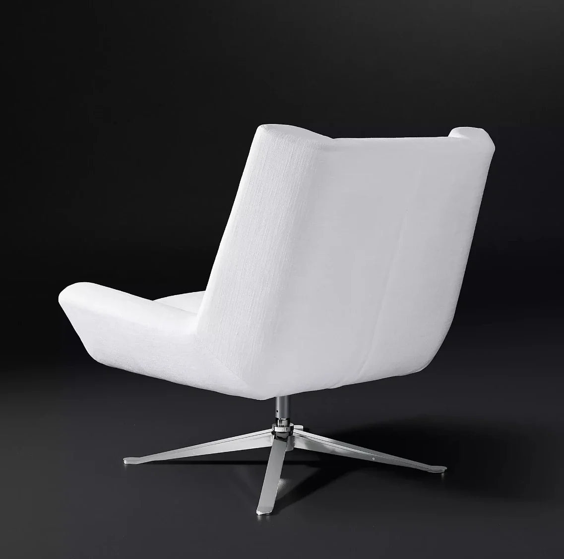 Luka Swivel Chair – Midcentury European Designer Fabric Statement Piece