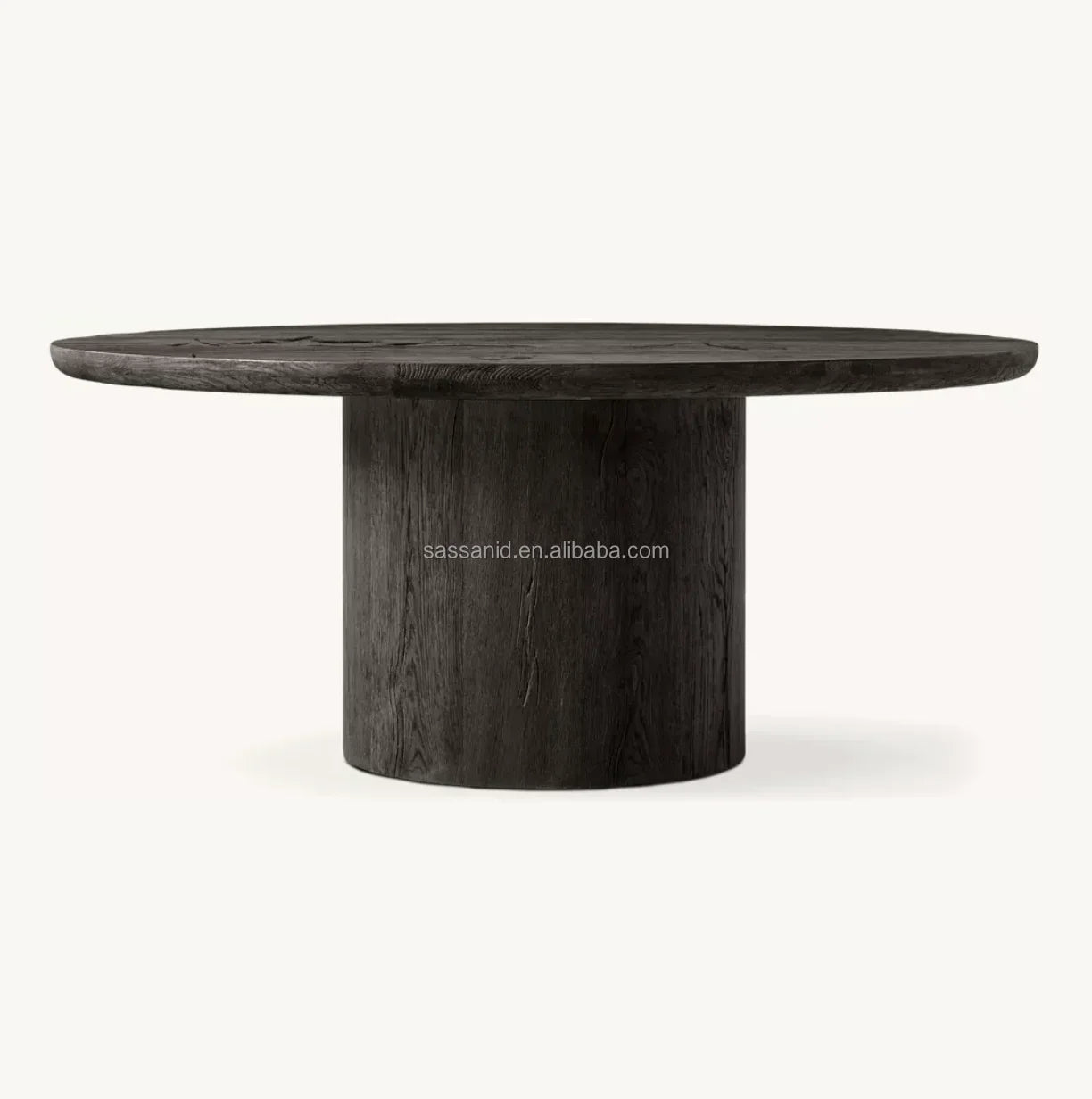 Oslo Round Pedestal Dining Table – Solid Oak Contemporary Statement Piece