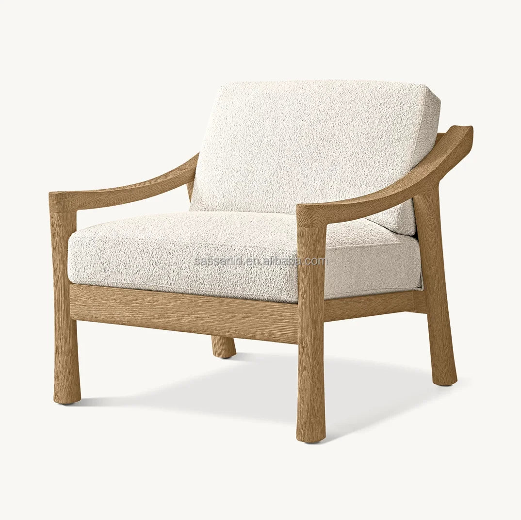 Frontier Lounge Chair – Modernist Silhouette, Oak Wood Re Home | 1601664376448