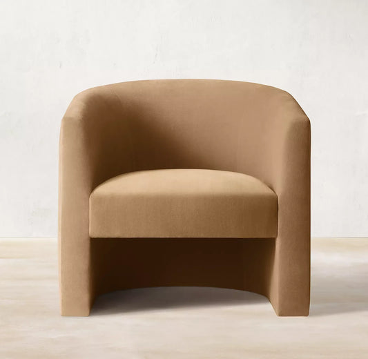 Arrondi Modern Lounge Chair – Contemporary Upholstered Statement Piece