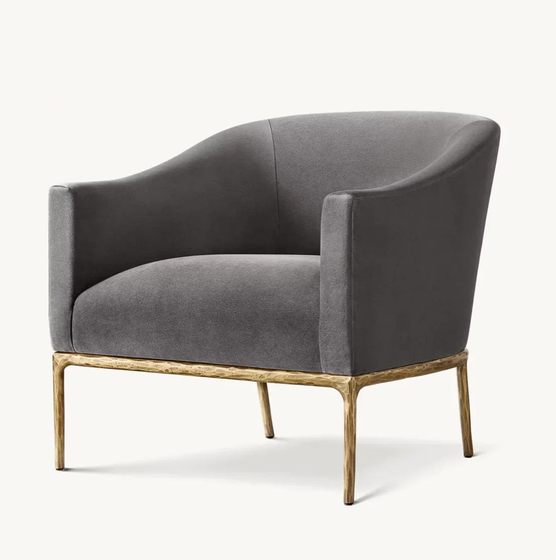 Barrelback Slope Armchair – Solid Oak Midcentury Modern Designer Statement Piece