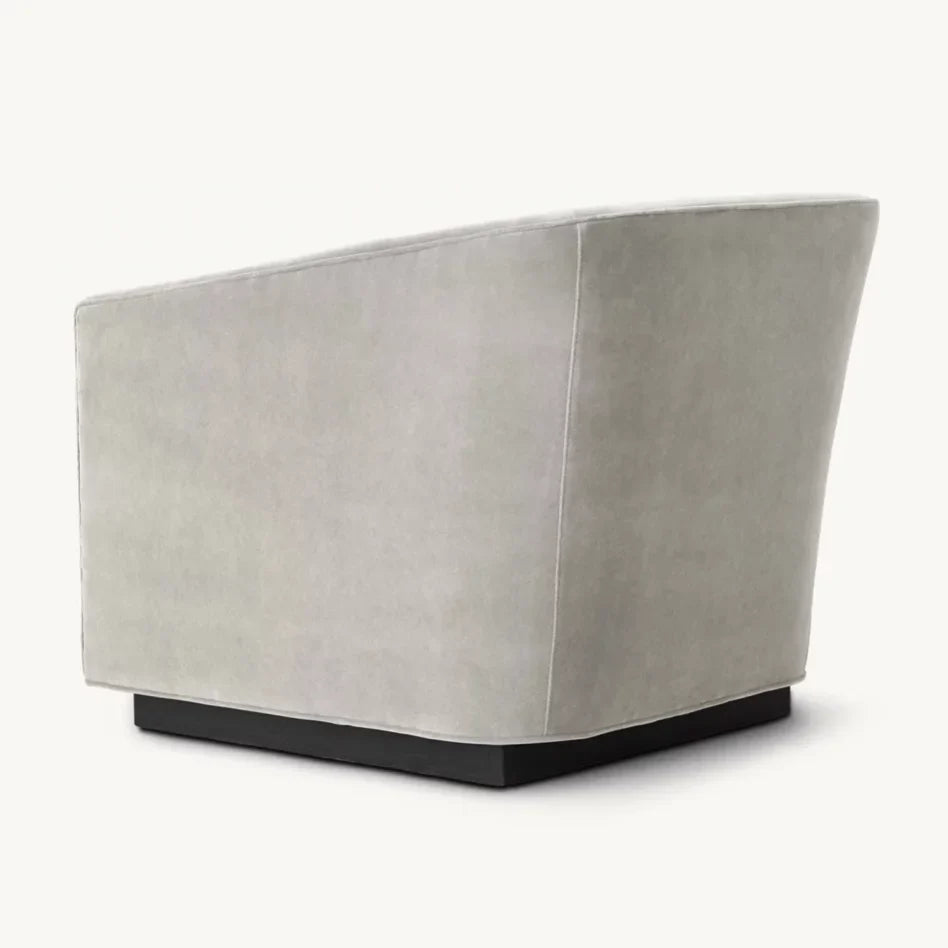 Shelter Armchair – Midcentury Geometric Design in Solid Oak and Italian Leather