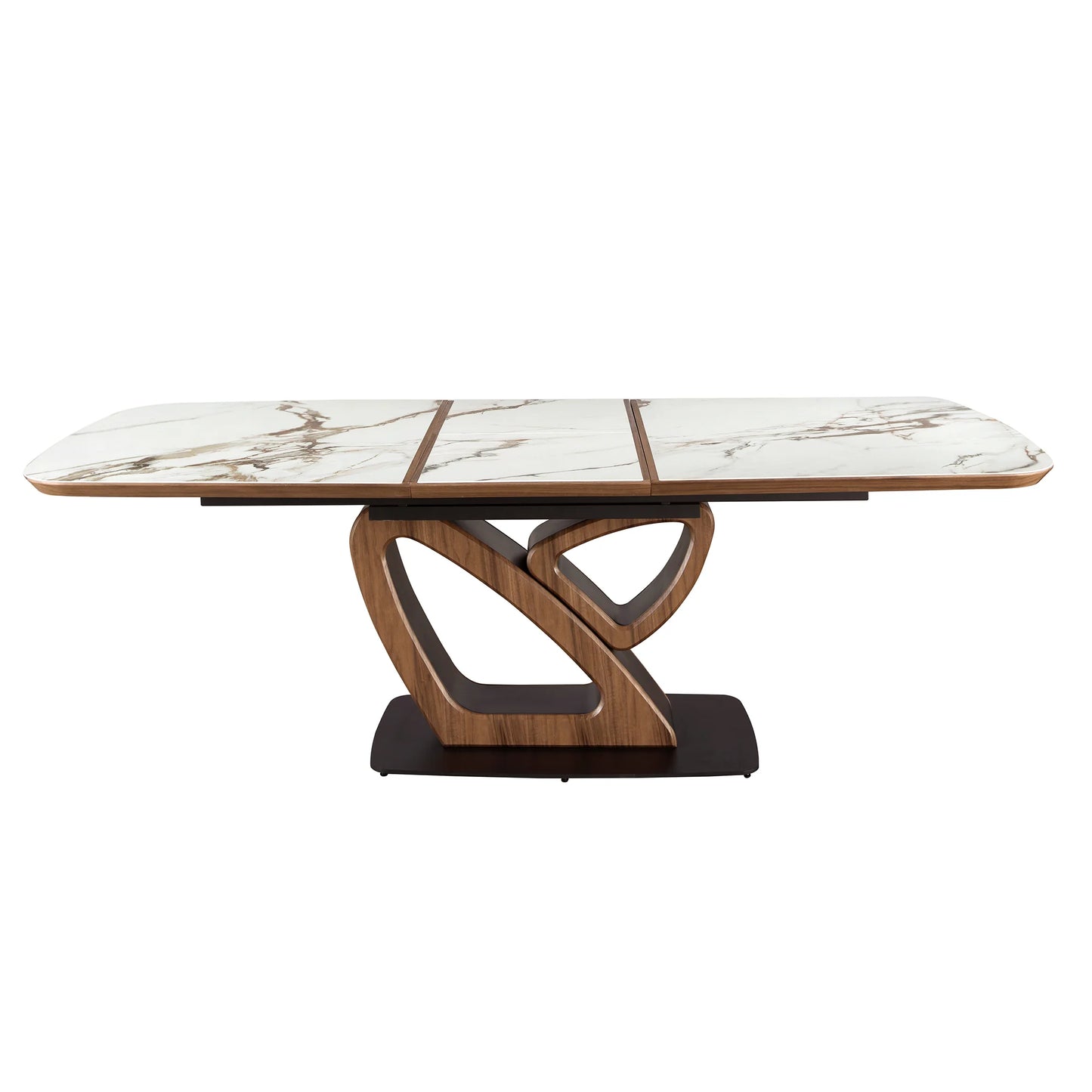Luxury 1601667983947 Sintered Stone Extendable Dining Table Modern Italian Style for Villa