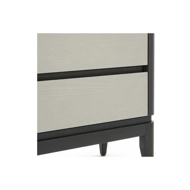Modern Classic Style Chest of Drawers with Wood Veneer Frame